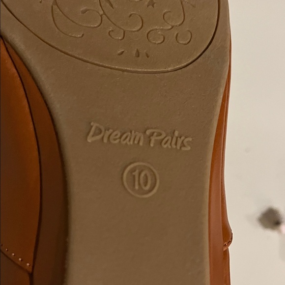 Dream Pairs Women's Tan Flats With Ankle Straps Size 10 - Picture 11 of 15